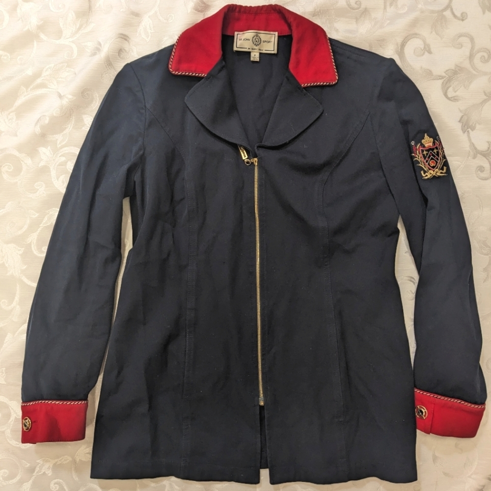 St John Sport Coat Of Arms Jacket